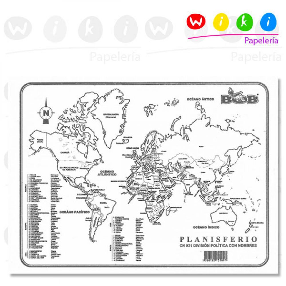 Mapa Planisferio Media Cartulina C Div C Nom Papeleria Wiki