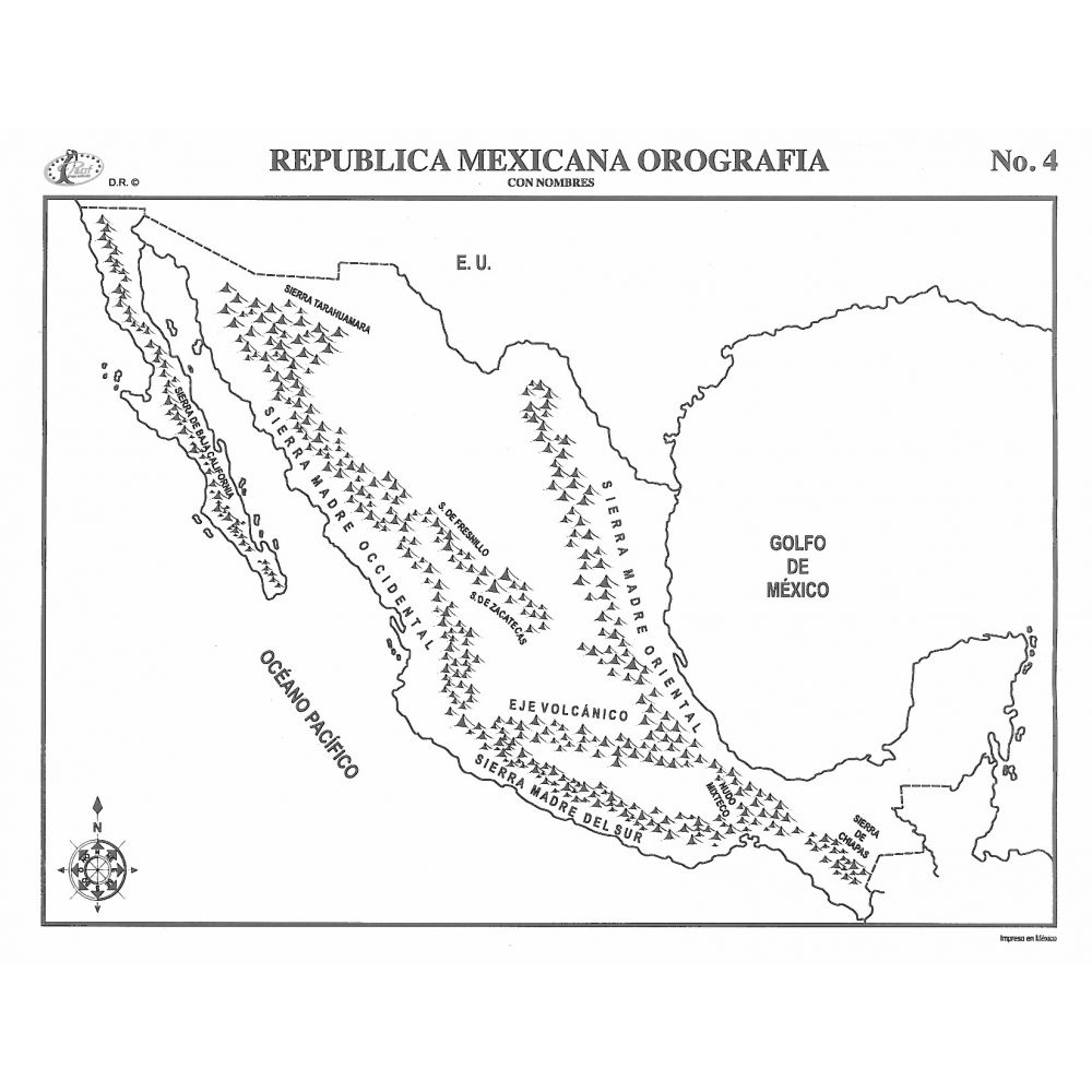 Arriba 18+ Foto mapa de la republica mexicana orografico El último